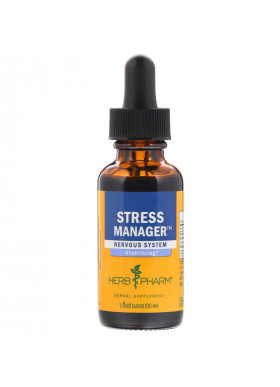 Herb Pharm, Stress Manager, 1 fl oz (30 ml)