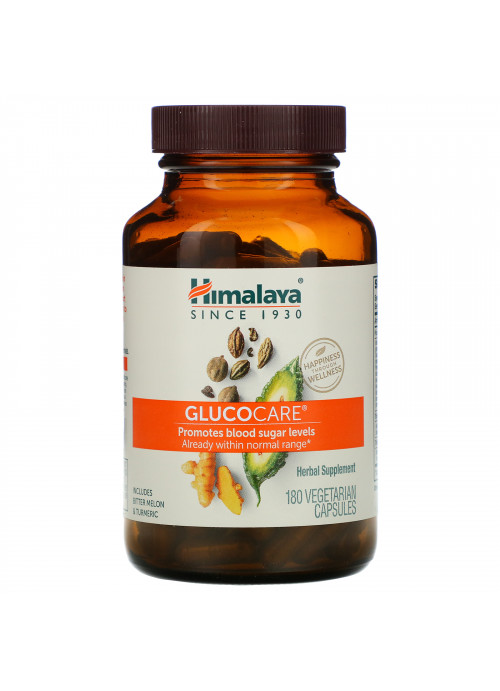 Himalaya, GlucoCare, 180 Vegetarian Capsules