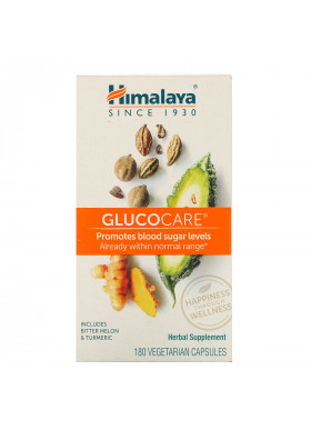 Himalaya, GlucoCare, 180 Vegetarian Capsules