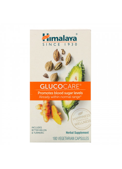 Himalaya, GlucoCare, 180 Vegetarian Capsules