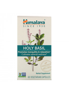 Himalaya, Holy Basil, 60 Vegetarian Capsules