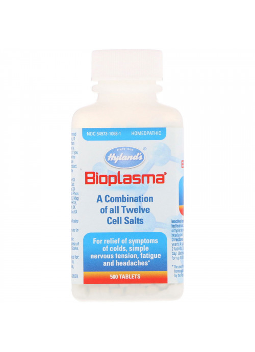 Hyland's, Bioplasma, 500 Tablets