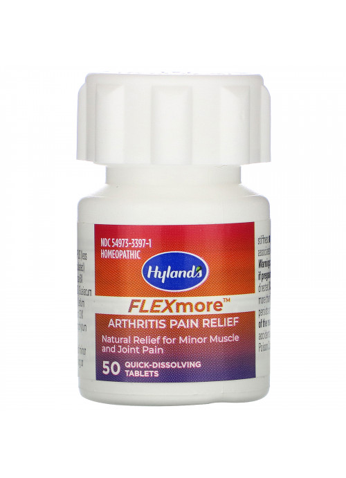 Hyland's, FLEXmore, Arthritis Pain Relief, 50 Quick-Dissolving Tablets