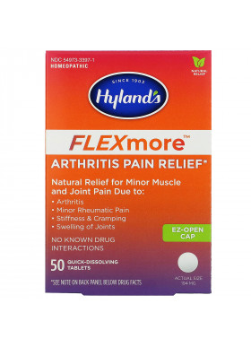 Hyland's, FLEXmore, Arthritis Pain Relief, 50 Quick-Dissolving Tablets