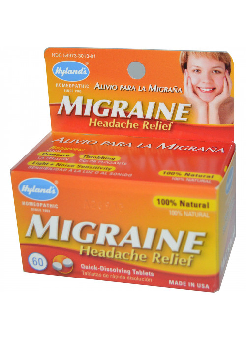 Hyland's, Migraine Headache Relief, 60 Quick-Dissolving Tablets