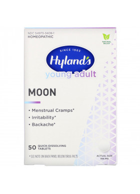 Hyland's, Young Adult, Moon, 194 mg, 50 Quick-Dissolving Tablets