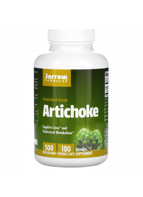 Jarrow Formulas, Artichoke, 500 mg, 180 Veggie Caps