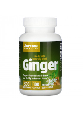 Jarrow Formulas, Ginger, 500 mg, 100 Capsules