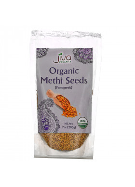 Jiva Organics, Organic Methi Seeds, 7 oz (200 g)