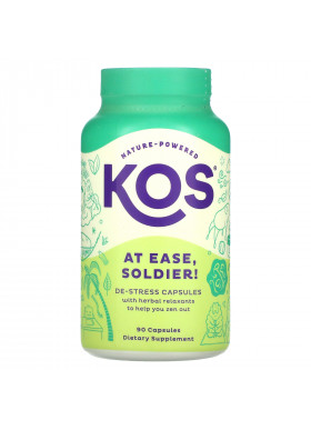 KOS, At Ease Soldier!, De-Stress Capsules,  90 Capsules