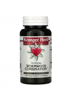 Kroeger Herb Co, The Original Wormwood Combination, 100 Vegetarian Capsules