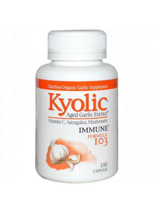 Kyolic, Aged Garlic Extract, Immune, Formula 103, 100 Capsules