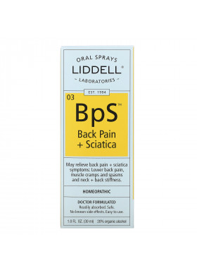 Liddell, 03 BpS, Back Pain + Sciatica Oral Spray, 1.0 fl oz (30 ml)