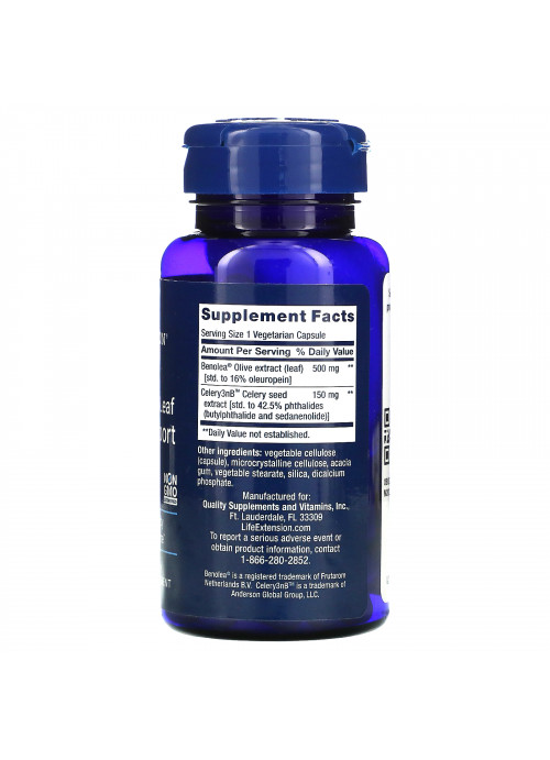 Life Extension, Advanced Olive Leaf Vascular Support , 60 Vegetarian Capsules