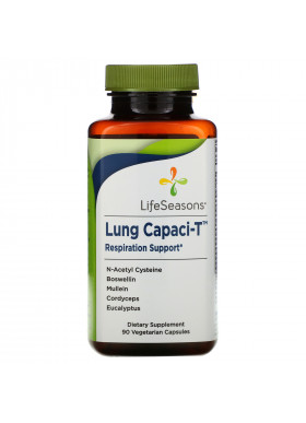 LifeSeasons, Lung Capaci-T, 90 Vegetarian Capsules