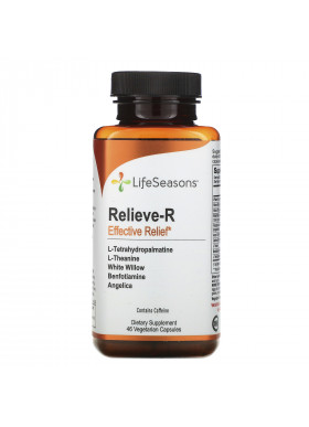 LifeSeasons, Relieve-R, Effective Relief, 46 Vegetarian Capsules