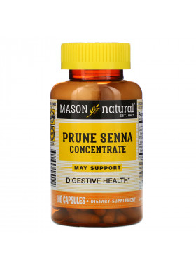 Mason Natural, Prune Senna Concentrate, 100 Capsules