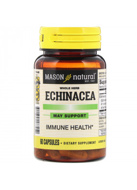 Mason Natural, Whole Herb Echinacea, 60 Capsules