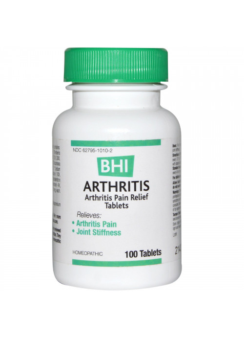 MediNatura, BHI, Arthritis, 100 Tablets