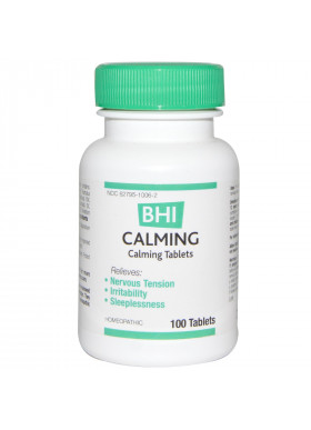 MediNatura, BHI, Calming, 100 Tablets