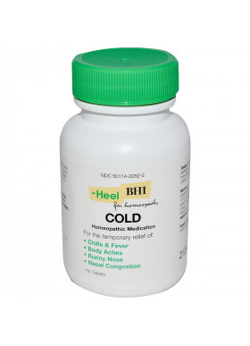 MediNatura, BHI, Cold, 100 Tablets