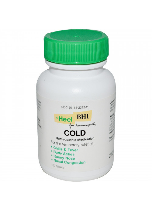 MediNatura, BHI, Cold, 100 Tablets