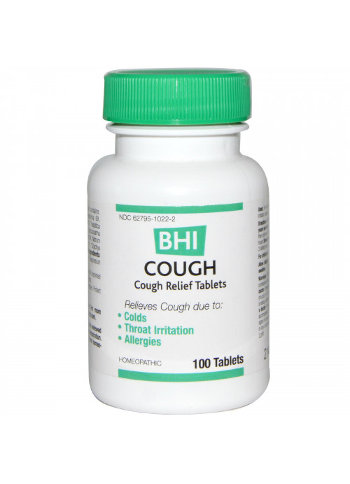 MediNatura, BHI, Cough, 100 Tablets