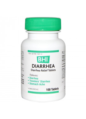 MediNatura, BHI, Diarrhea, 100 Tablets