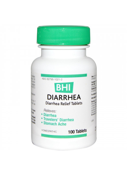 MediNatura, BHI, Diarrhea, 100 Tablets