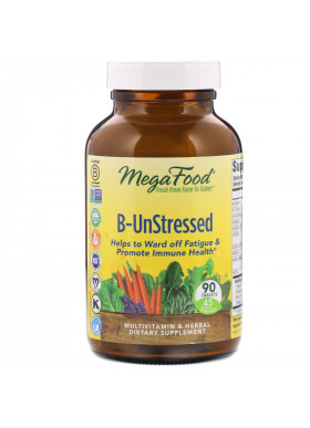 MegaFood, B-UnStressed, 90 Tablets