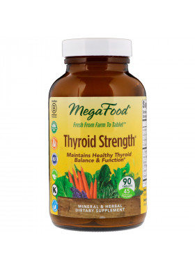 MegaFood, Thyroid Strength, 90 Tablets