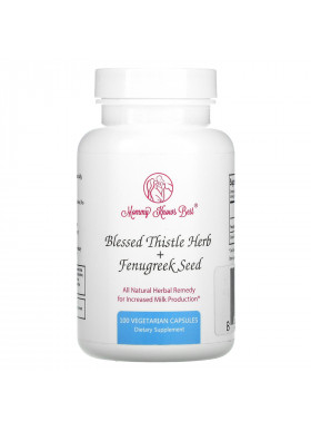 Mommy Knows Best, Blessed Thistle Herb + Fenugreek Seed, 100 Vegetarian Capsules