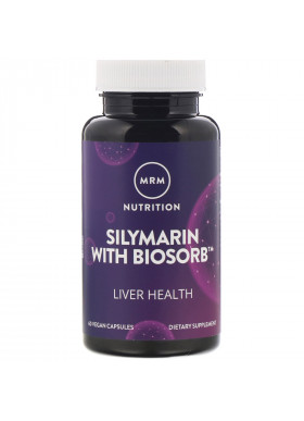 MRM, Nutrition, Silymarin with Biosorb, 60 Vegan Capsules