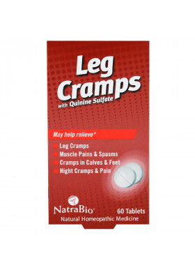 NatraBio, Leg Cramps with Quinine Sulfate, 60 Tablets