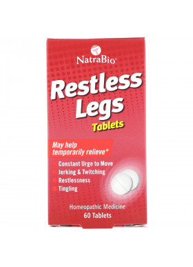 NatraBio, Restless Legs, 60 Tablets