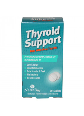 NatraBio, Thyroid Support, 60 Tablets