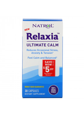 Natrol, Relaxia, Ultimate Calm, 30 Capsules