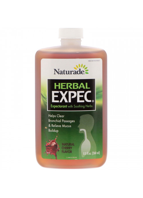 Naturade, Herbal EXPEC, Natural Cherry Flavor, 8.8 fl oz (260 ml)