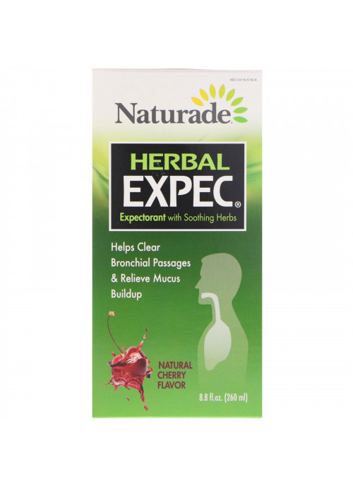 Naturade, Herbal EXPEC, Natural Cherry Flavor, 8.8 fl oz (260 ml)