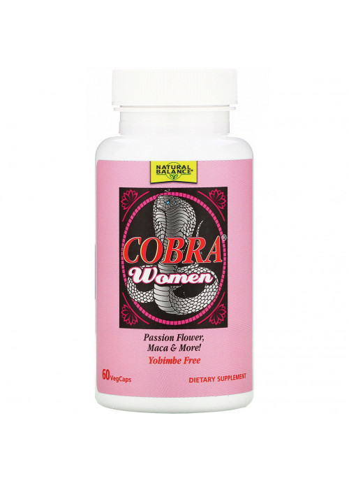 Natural Balance, Cobra Women, 60 VegCaps