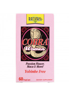 Natural Balance, Cobra Women, 60 VegCaps