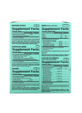 Natural Factors, 3 Brains Total, 30 Convenient Cello Packs