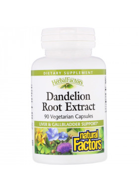 Natural Factors, Dandelion Root Extract, 90 Vegetarian Capsules