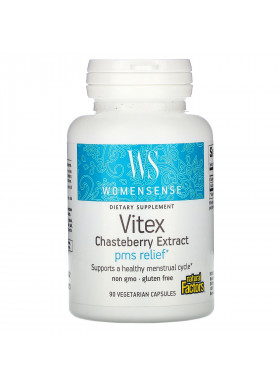 Natural Factors, Womensense, Vitex Chasteberry Extract, 90 Vegetarian Capsules