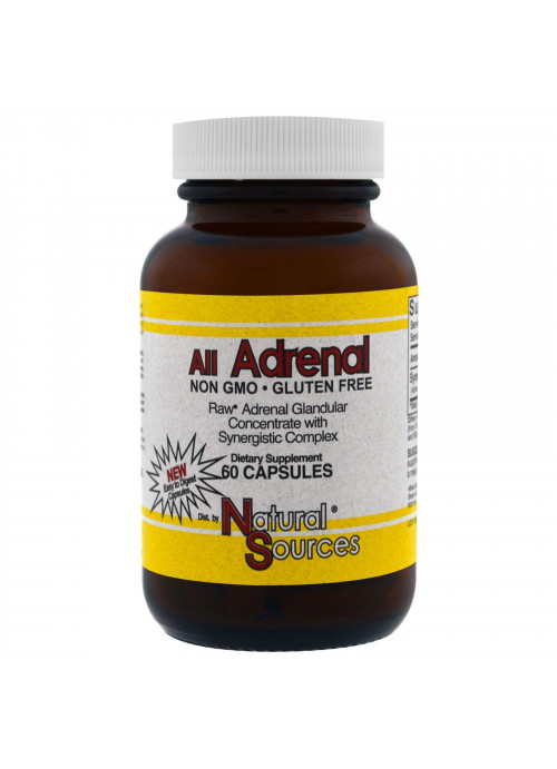 Natural Sources, All Adrenal, 60 Capsules