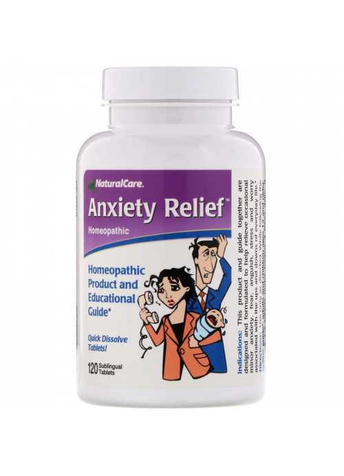 NaturalCare, Anxiety Relief, 120 Sublingual Tablets