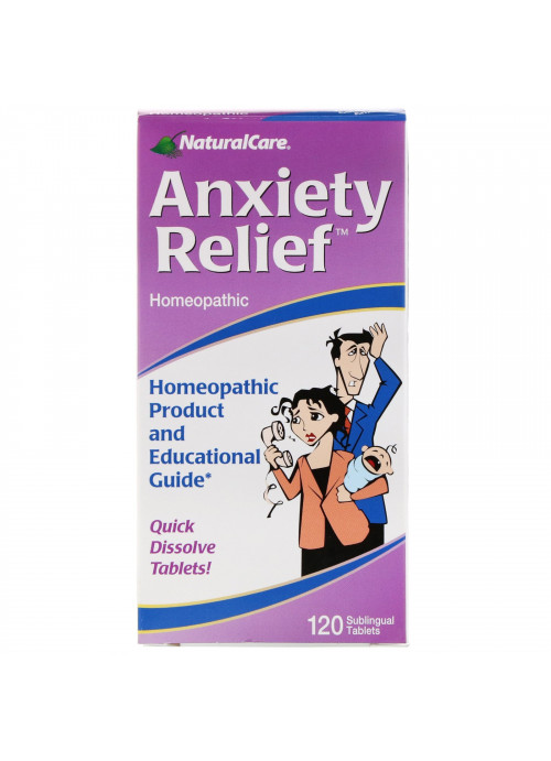 NaturalCare, Anxiety Relief, 120 Sublingual Tablets