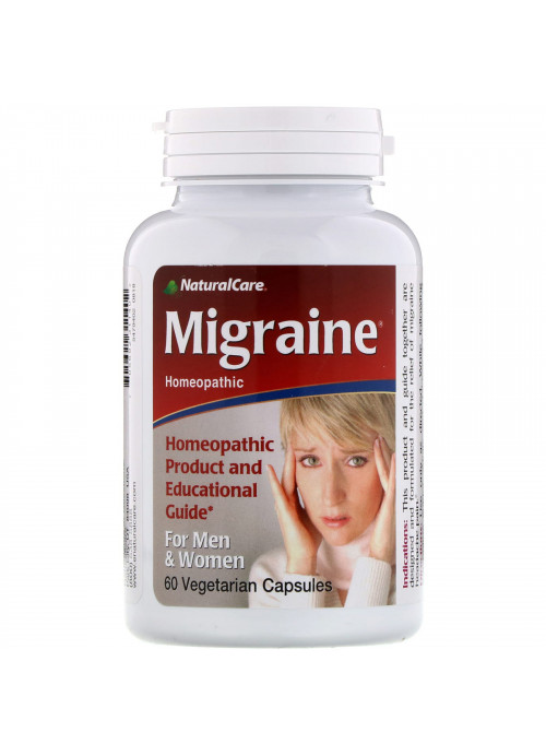 NaturalCare, Migraine, For Men and Women, 60 Vegetarian Capsules