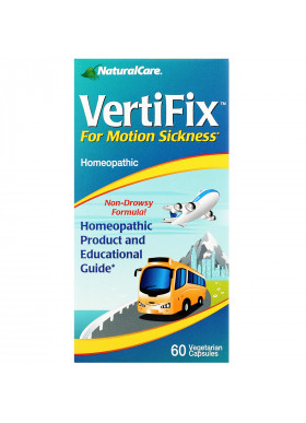 NaturalCare, VertiFix, For Motion Sickness, 60 Vegetarian Capsules