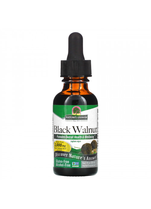 Nature's Answer, Black Walnut, Alcohol-Free, 2000 mg, 1 fl oz (30 ml)